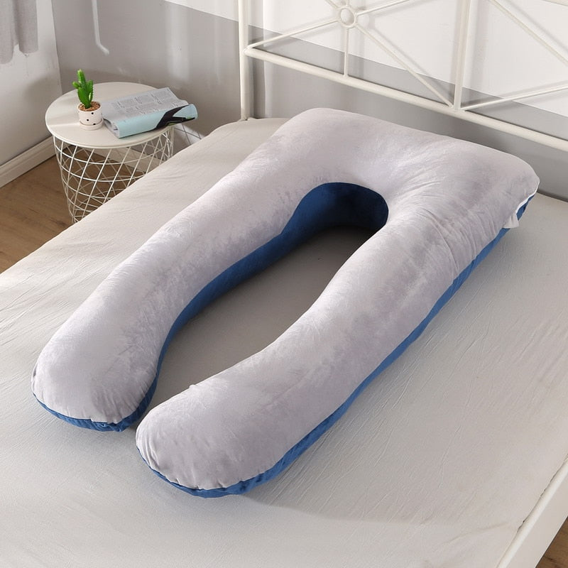 U-Shaped Pregnancy Pillow - Multi-Function Lumbar Support for Pregnant Women