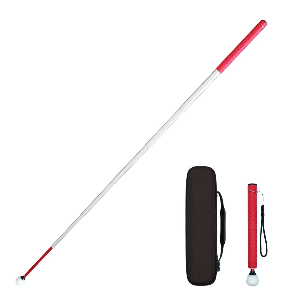 Aluminum Telescopic Blind Cane with Adjustable Length and 2 Tips