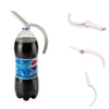 Screw-On Drinks Pouring Aid - Beverage Pourer, Assistant Handle - White