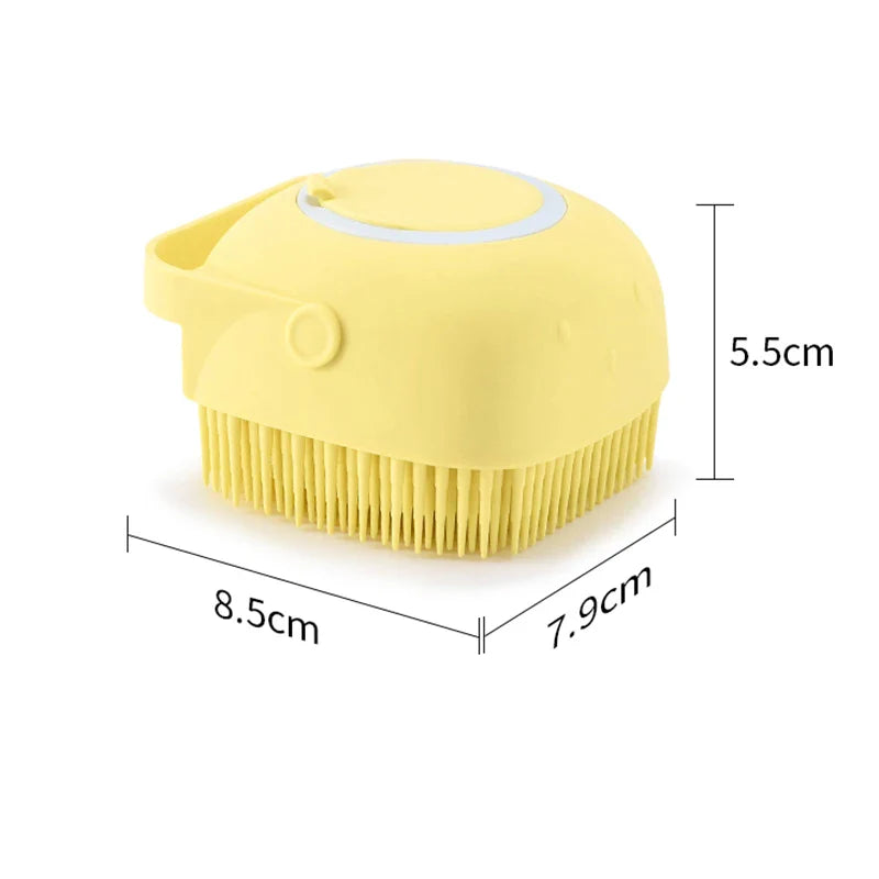 Soft Silicone Pet Bath Massage Gloves for Dogs and Cats
