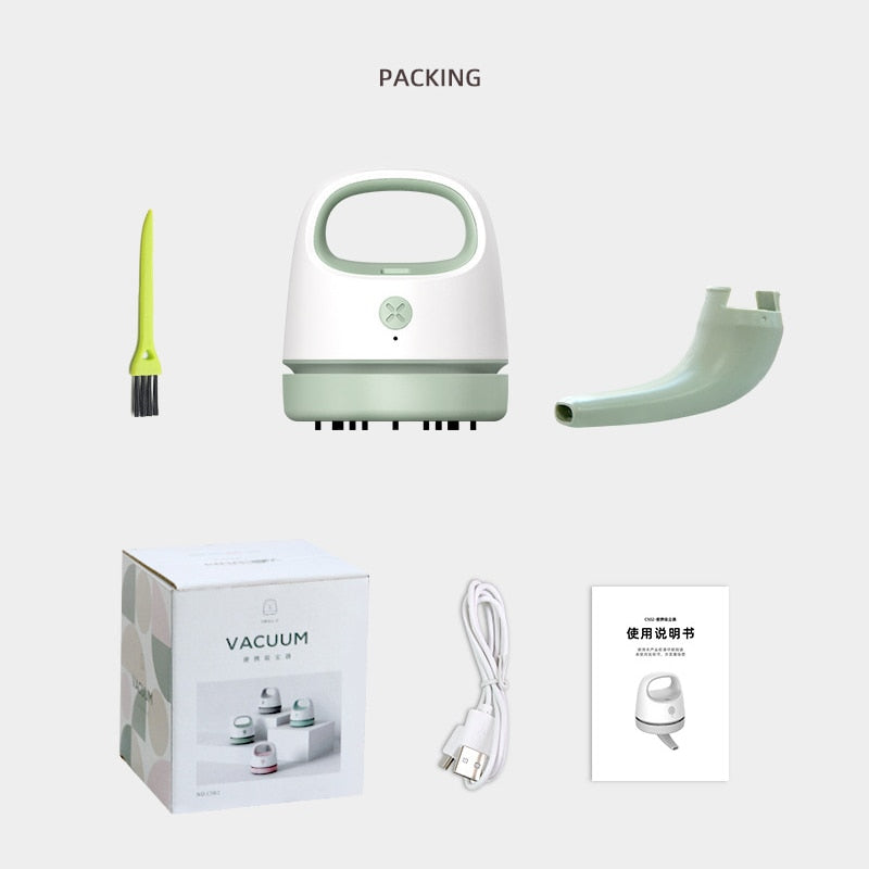 Wireless Handheld Vacuum Cleaner - Portable Mini USB Charging