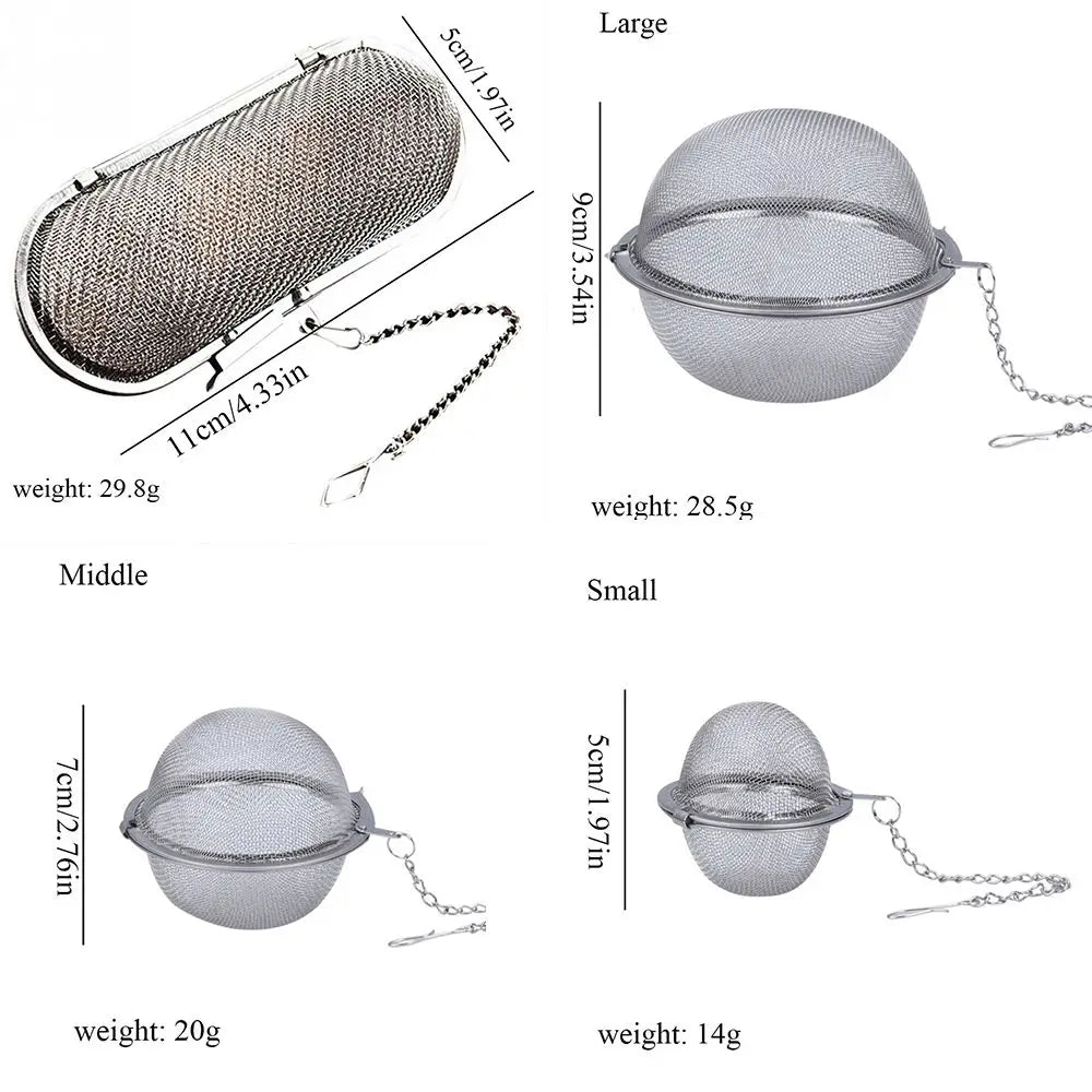 Stainless Steel Spice Infuser with Fine Mesh for Tea and Herbs
