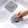 Silicone Hair Filter and Deodorant Drain Stopper for Bathroom & Kitchen - A Gray
