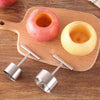 Stainless Steel Fruit Core Hole Digger and Remover - Kitchen Gadget for Apples and Pears - Small