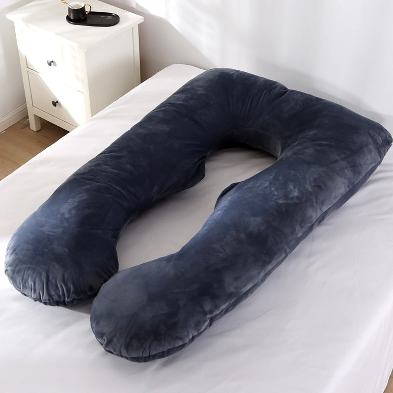 U-Shaped Pregnancy Pillow - Multi-Function Lumbar Support for Pregnant Women