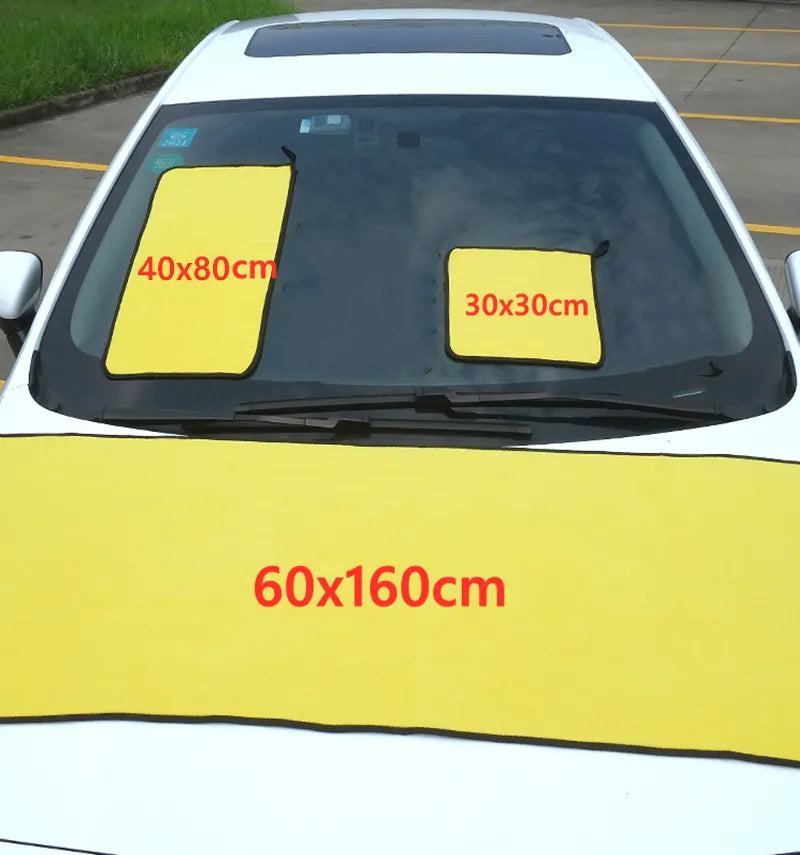Super Absorbent Microfiber Car Wash Towel - 160x60CM