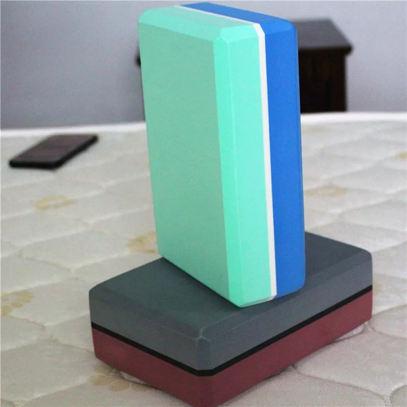 Multi-Colored EVA Yoga Block for Pilates and Stretching