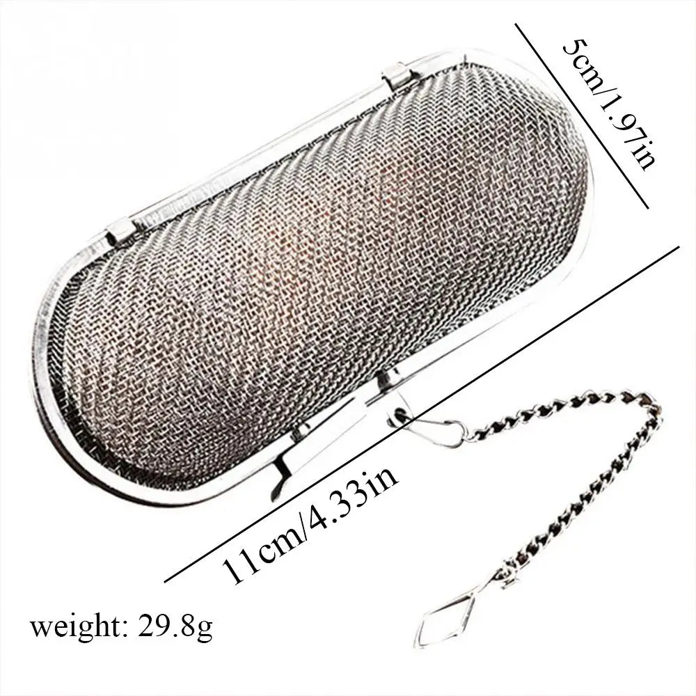 Stainless Steel Spice Infuser with Fine Mesh for Tea and Herbs