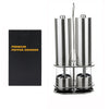 Stainless Steel Electric Salt and Pepper Mill - 2 Piece Set