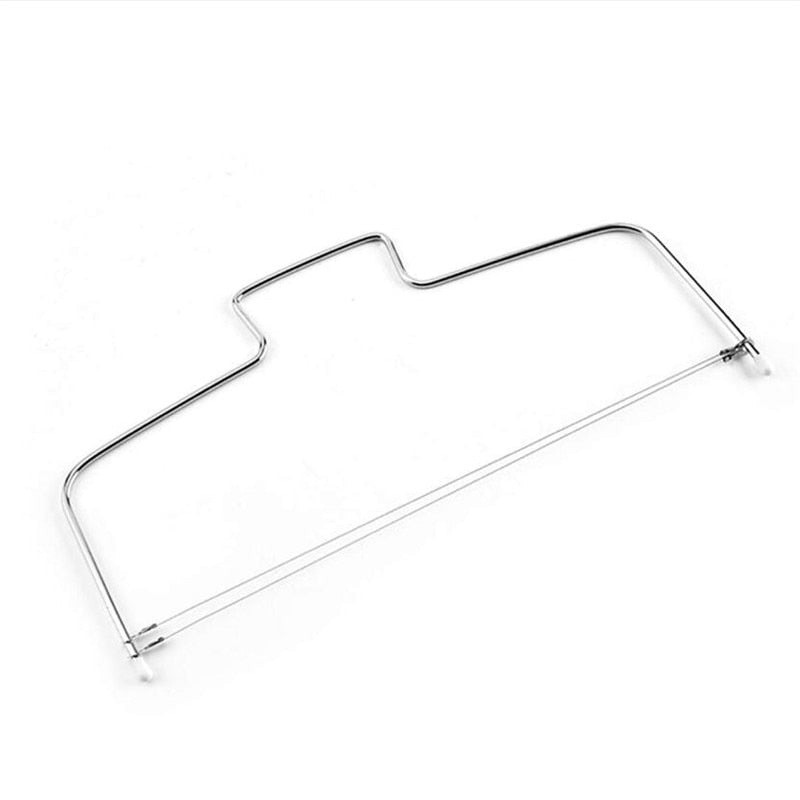 Stainless Steel Cake Cutter Slicer with Silicone Mold - Cake Decorating and Pastry Carving Tool