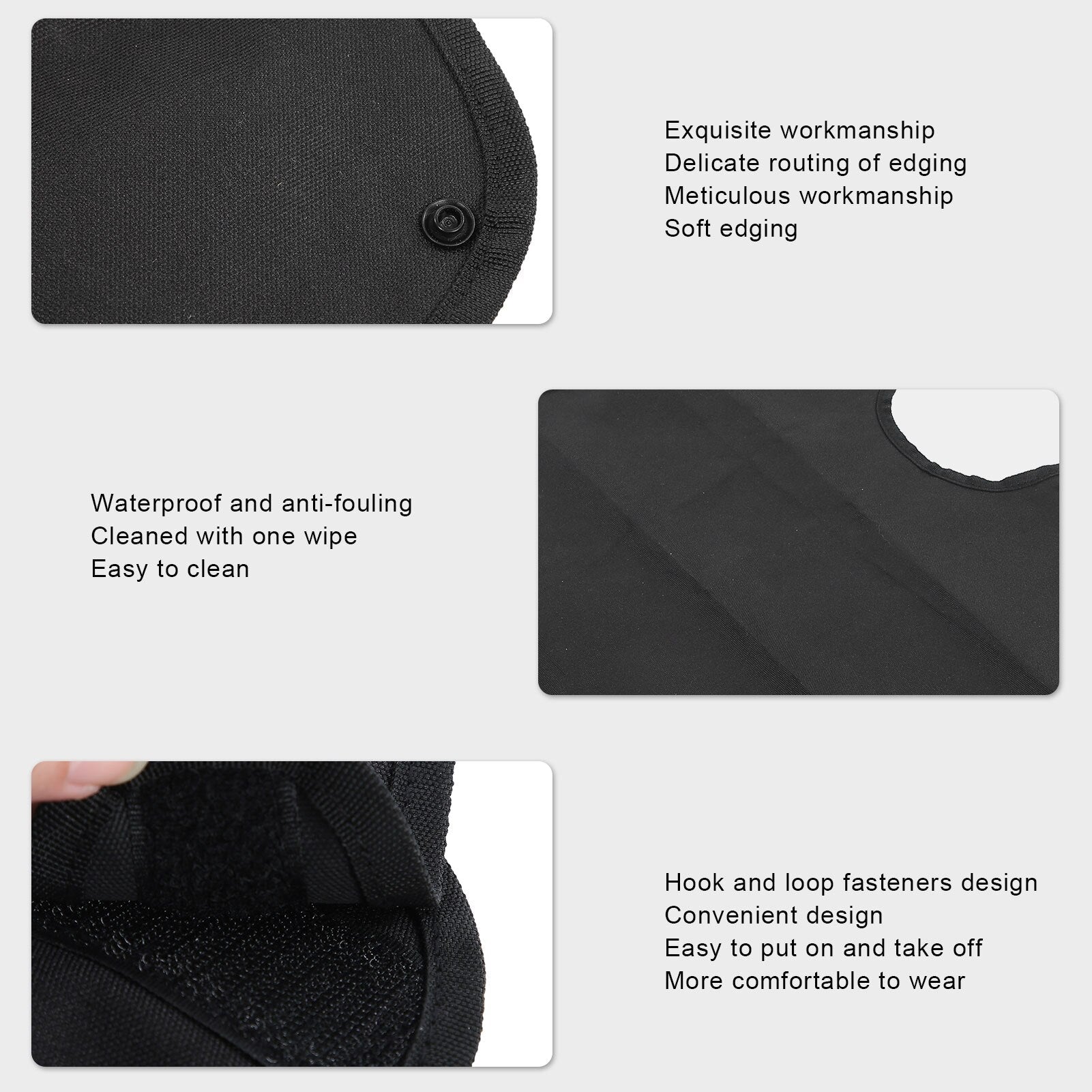 Waterproof Adult Bib - Long Clothing Protector for Elderly Dining
