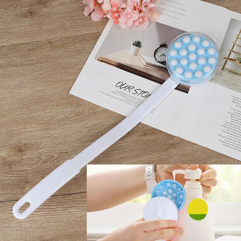 Long Handled Bath Brush for Lotion, Oil, and Cream Application