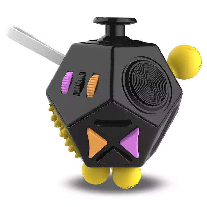 Anxiety Relief 12 Sided Anti-Stress Fidget Toys for For Autism ADHD