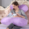 U-Shaped Pregnancy Pillow - Multi-Function Lumbar Support for Pregnant Women