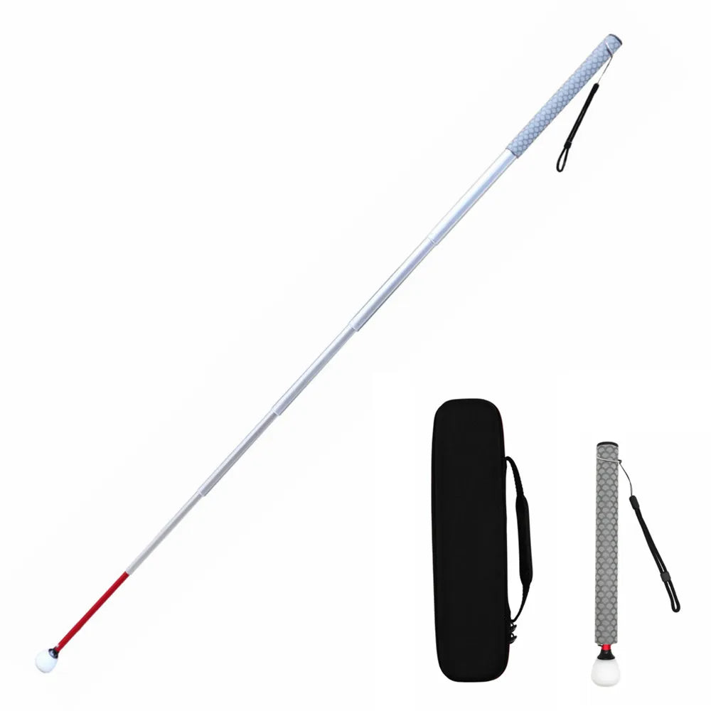 Aluminum Telescopic Blind Cane with Adjustable Length and 2 Tips