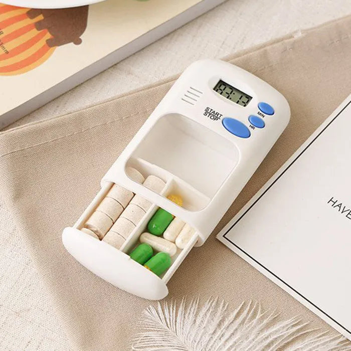 Mini Portable Pill Reminder and Alarm Clock