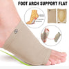 Arch Support - Plantar Fasciitis Foot Care - Flat Foot Pain Relief (Set of 2) - Black