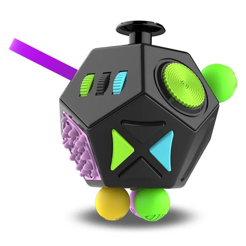 Anxiety Relief 12 Sided Anti-Stress Fidget Toys for For Autism ADHD