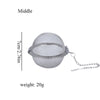 Stainless Steel Spice Infuser with Fine Mesh for Tea and Herbs