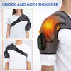 Heated Vibration Shoulder Massage Brace for Pain Relief