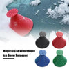2022 New Car Ice Scraper Funnel for Windshield Deicing - 1pcs Black