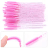 20pcs Crystal Silicone Eye Makeup Brush Set with Diamond Handles