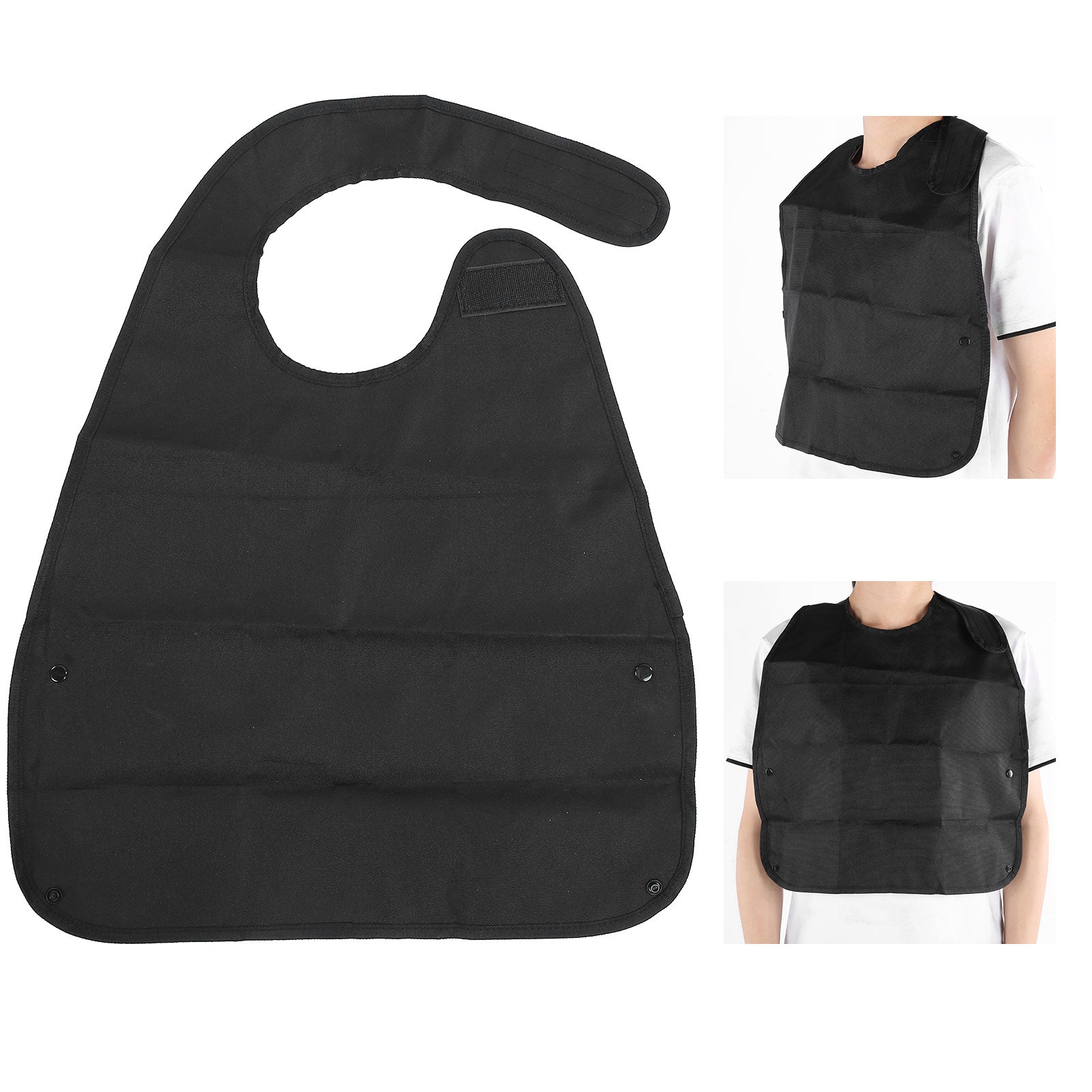Waterproof Adult Bib - Long Clothing Protector for Elderly Dining