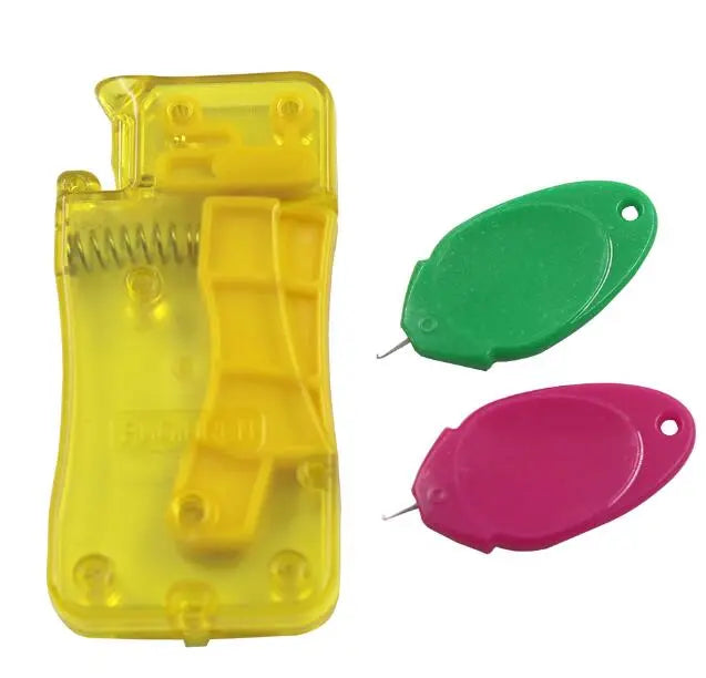 3-Pack Automatic Needle Threader Craft Tools for Hand and Machine Sewing