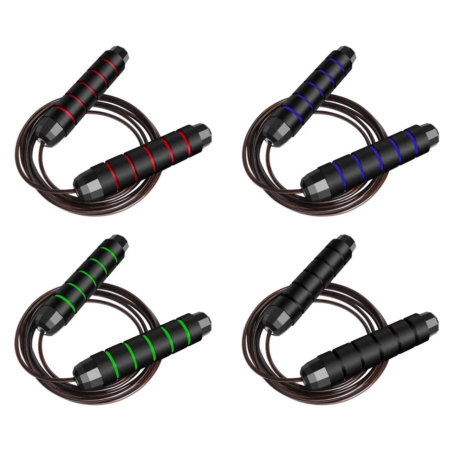 Adjustable Steel Wire Jump Rope for Rapid Fitness Training