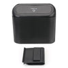 1L Car Interior Mini Trash Bin with Storage Tray and Clip Stand