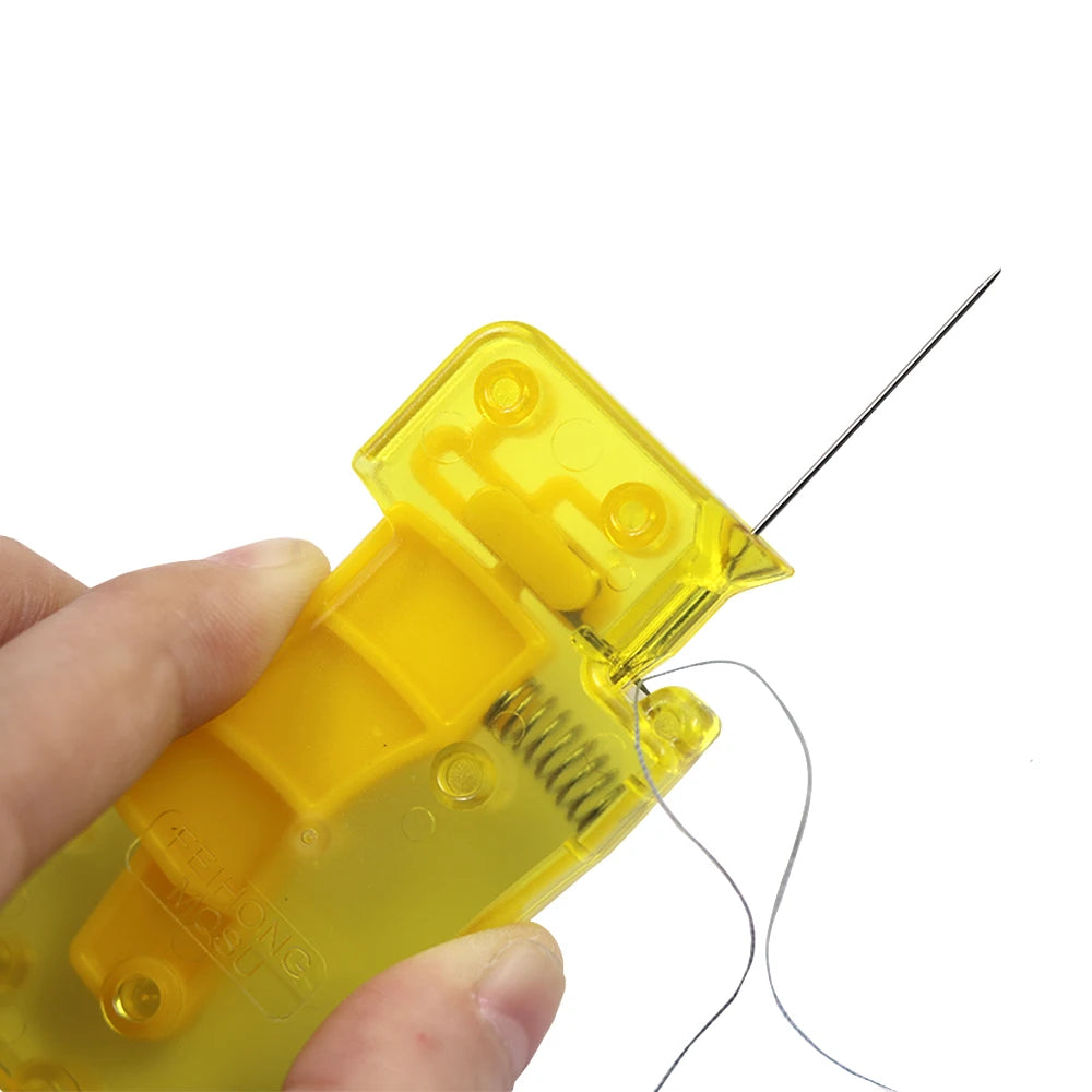 3-Pack Automatic Needle Threader Craft Tools for Hand and Machine Sewing