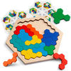 Colorful 3D Wooden Tangram Puzzle for Kids - 2