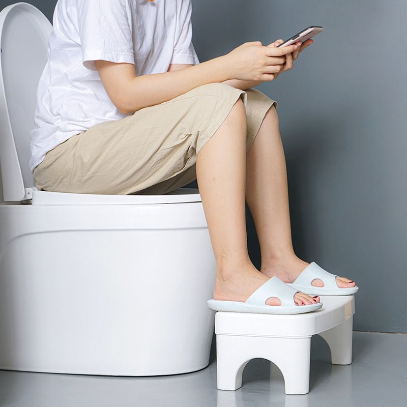 Thicken Toilet Step Stool - Anti-Skid Footstool for Improved Bathroom Comfort