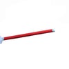 360° Rotating Wheel Blind Guide Cane with White Head - Folding Aluminum Alloy Stick