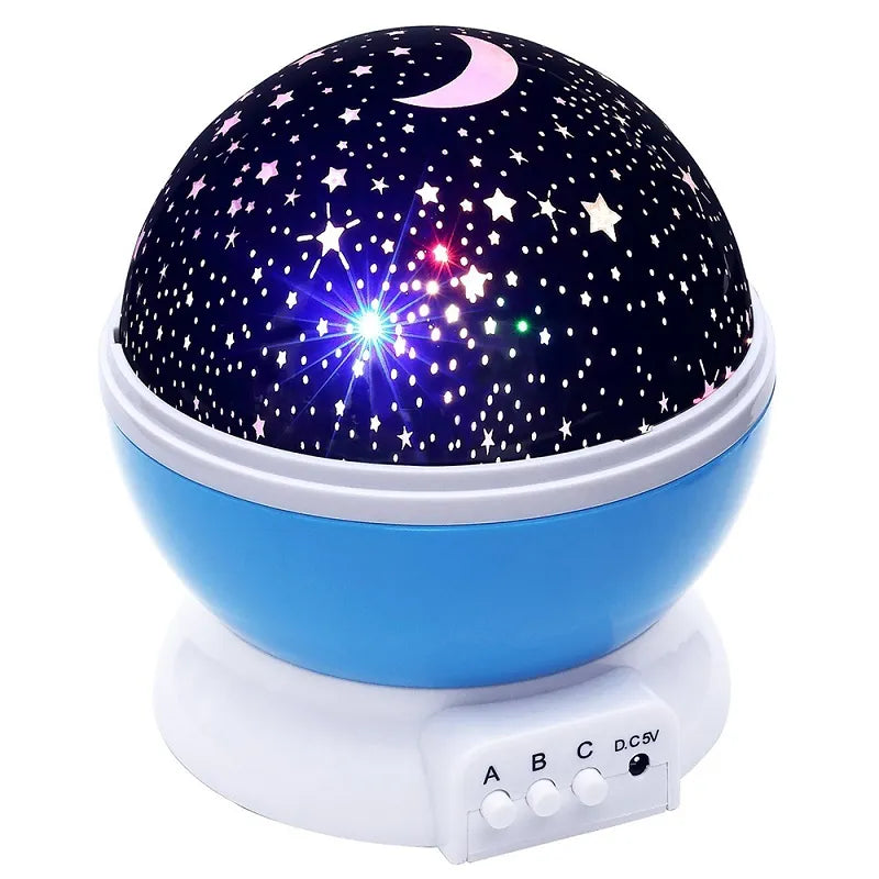 Starry Sky LED Projector Night Light for Kids