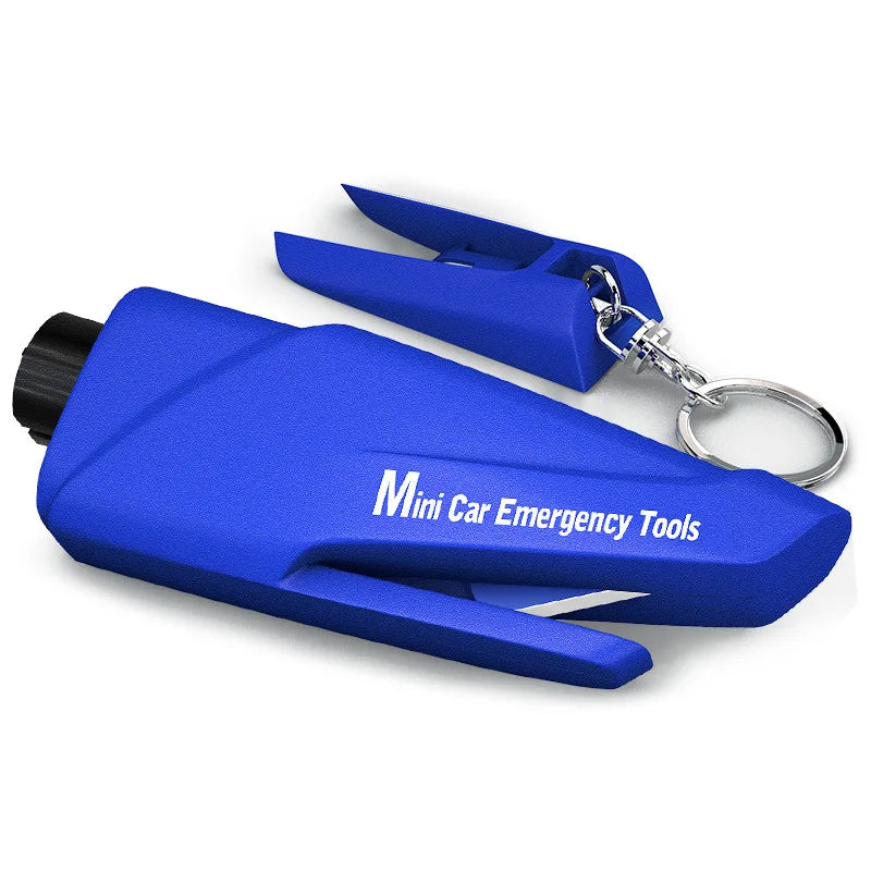 Multi-Function Car Safety Hammer with Window Breaker and Keychain