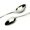 6-Piece Silver Stainless Steel Long Handle Spoon Set - European Tableware