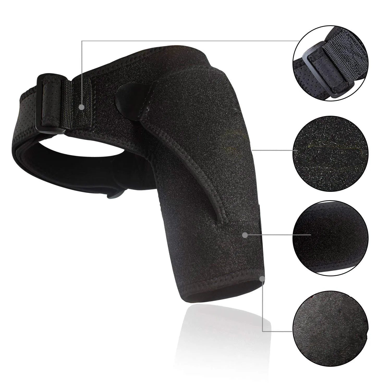 Neoprene Shoulder Brace with Pressure Pad and Ice Pack