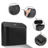 1L Car Interior Mini Trash Bin with Storage Tray and Clip Stand