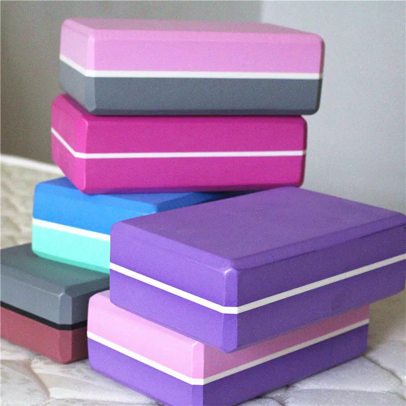 Multi-Colored EVA Yoga Block for Pilates and Stretching
