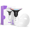 LED Photon Therapy Neck and Face Lifting Beauty Device - EMS Massager for Wrinkle Reduction
