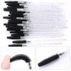 20pcs Crystal Silicone Eye Makeup Brush Set with Diamond Handles
