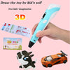 3D Drawing Printing Pen with LCD Screen - USB 50M PLA Albulm