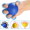 Hand Grip Strengthener Ball for Rehabilitation - 10lb Blue Silicone