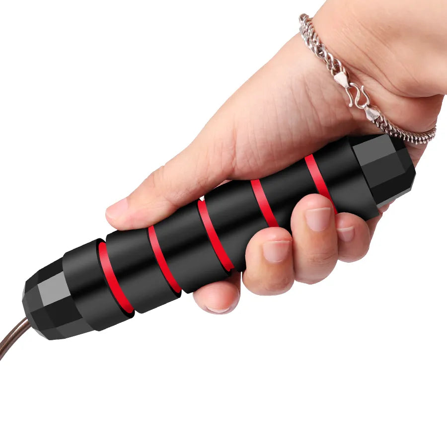 Adjustable Steel Wire Jump Rope for Rapid Fitness Training