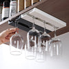 OYOREFD Wall-Mounted Kitchen Cup Holder - Multi-Function Organizer - White
