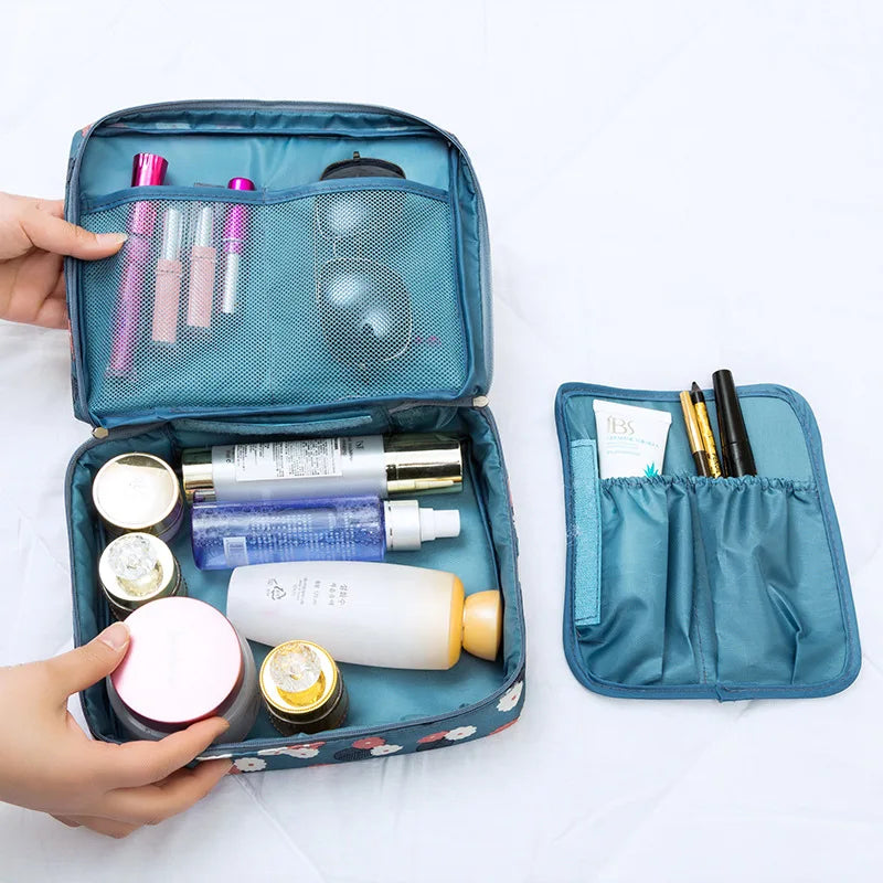 Multipurpose Travel Cosmetic Bag: Waterproof Toiletry Organizer