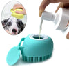 Soft Silicone Pet Bath Massage Gloves for Dogs and Cats - 4