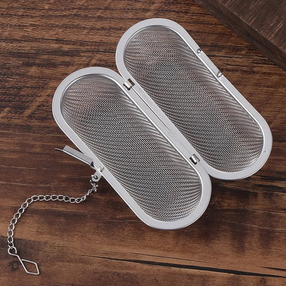 Stainless Steel Spice Infuser with Fine Mesh for Tea and Herbs - Small