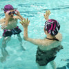 Unisex Frog-Style Silicone Hand Swimming Fins with Finger Webbed Gloves